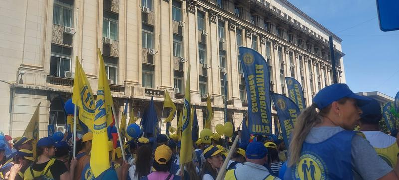 Protest în fața Ministerului Sănătății, Foto: Hotnews / Alina Neagu
