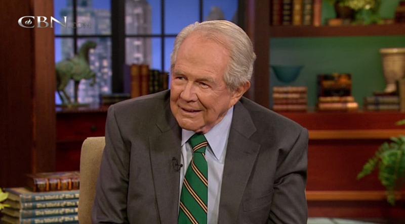 Pat Robertson în emisiunea sa de la CBN, în 2011, Foto: © CBN / Pacific coast news / Profimedia