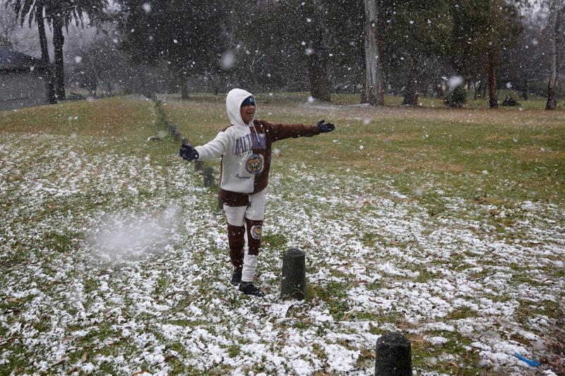 Ninsoare în Johannesburg, Africa de Sud, Foto: Wikus de Wet / AFP / Profimedia