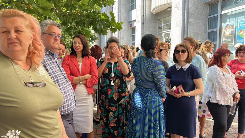 Protest la CNAS, Foto: Hotnews