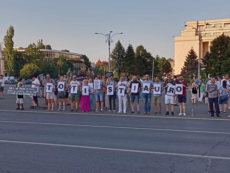 Protest in cazul azilelor groazei, Foto: HotNews.ro / Ionuț Baiaș