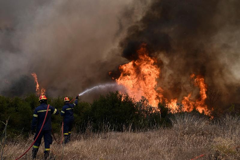 Incendiu de vegetatie in Grecia, Foto: Nephele Nomikou / AFP / Profimedia Images