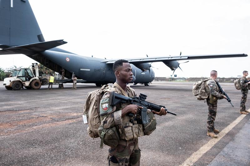 Ultimii soldati francezi au parasit Republica Centrafricana in decembrie 2022, Foto: Barbara DEBOUT / AFP / Profimedia