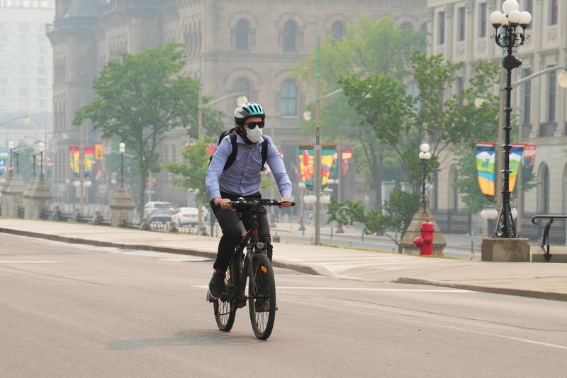 Biciclist in Quebec, Foto: Sean Kilpatrick / PA Images / Profimedia