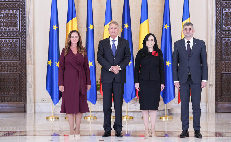 Simona Bucura și Natalia Intotero au depus juramantul la Cotroceni, Foto: Administratia Prezidentiala