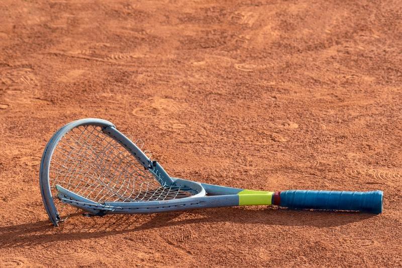 Rachetă de tenis distrusă, Foto: Shutterstock