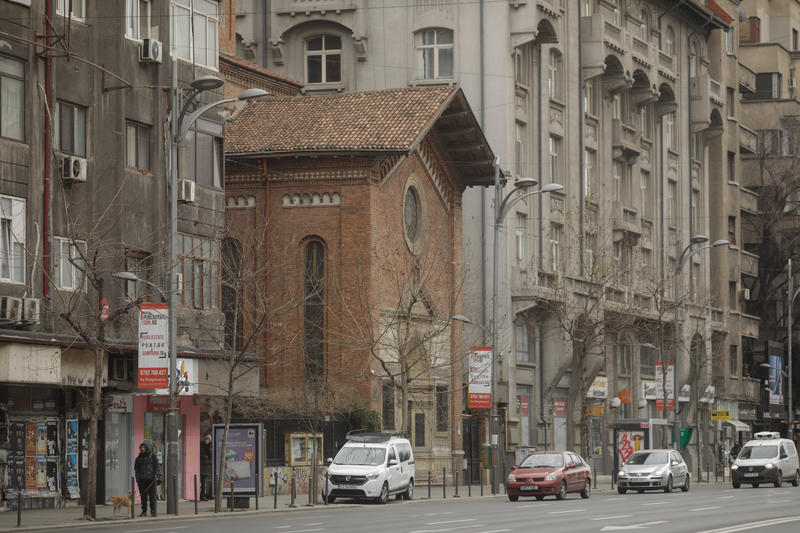 Biserica Italiană pe bulevardul Magheru din București, Foto: Inquam Photos / George Călin