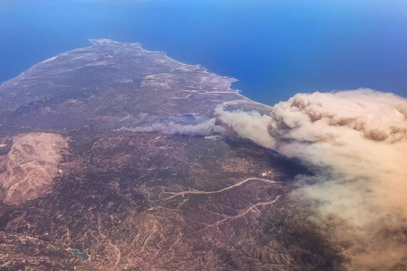 Incendii în Rodos, Foto: Christophe Gateau / DPA / Profimedia