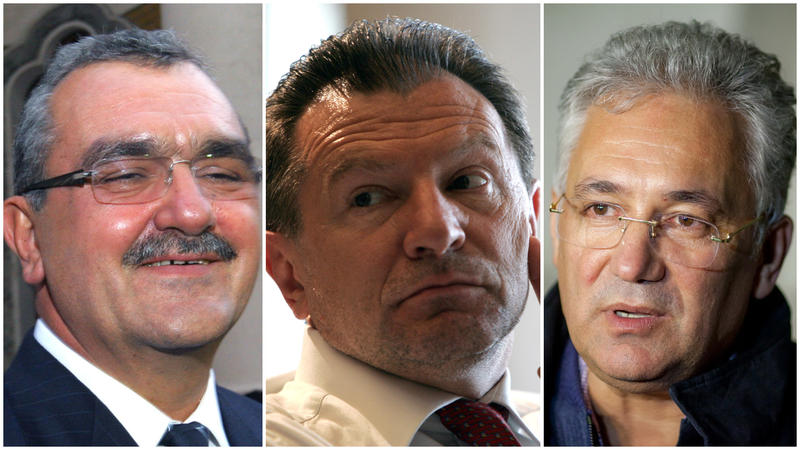 Miron Mitrea, Radu Berceanu, Adriean Videanu, Foto: Colaj fanatik.ro