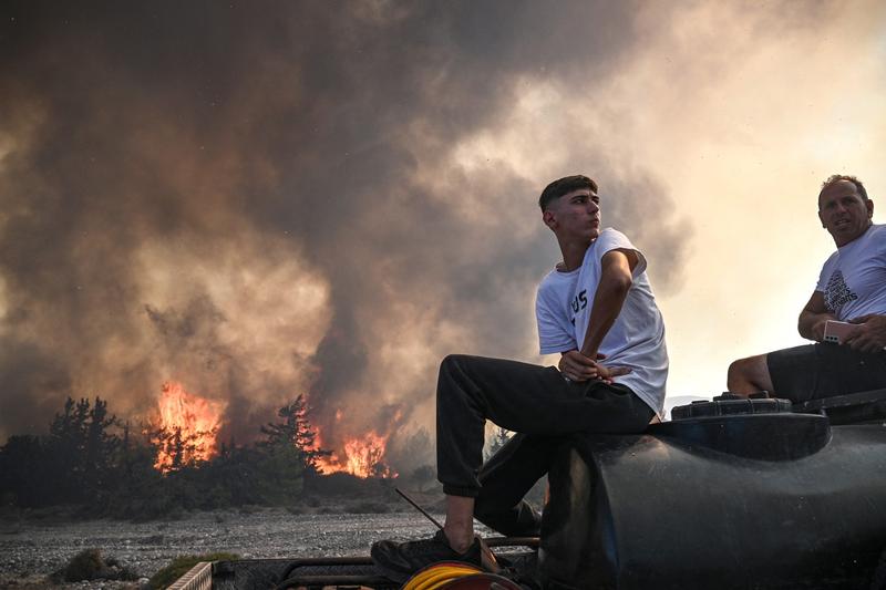 Incendii de vegetatie in Grecia, Foto: SPYROS BAKALIS / AFP / Profimedia