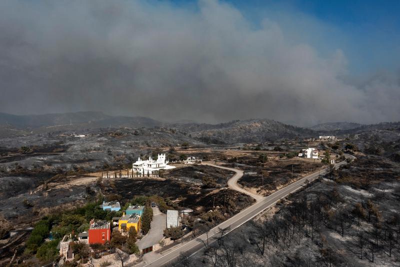 Incendii de vegetatie in Grecia, Foto: Spyros BAKALIS / AFP / Profimedia