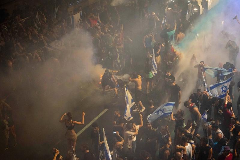 Proteste in Israel, 24 iulie, fata de controversata reforma judiciara, Foto: Oded Balilty / AP / Profimedia