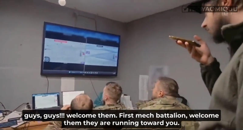 Ofiterii ucraineni au urmarit atacul in timp real, Foto: Captura video - Twitter