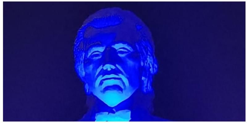 Eminescu cu ochii în neoane, Foto: Hotnews