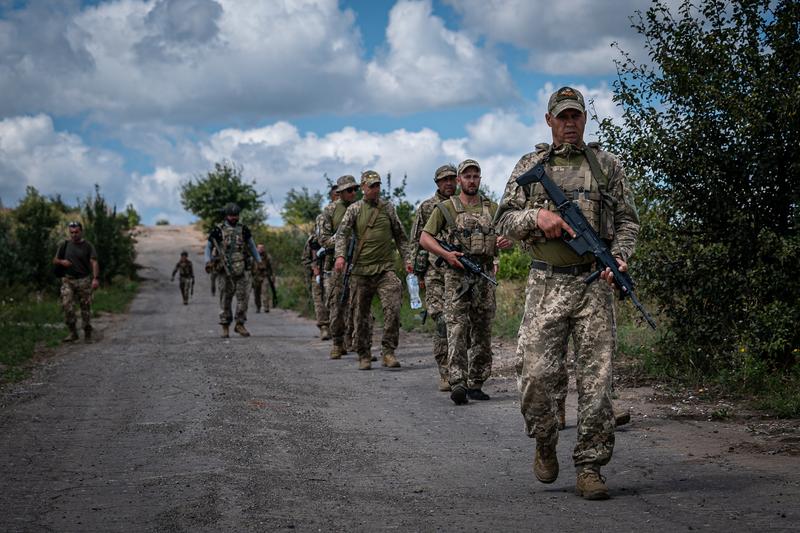 Soldați ucraineni în Donețk, Foto: Ignacio Marin / AFP / Profimedia