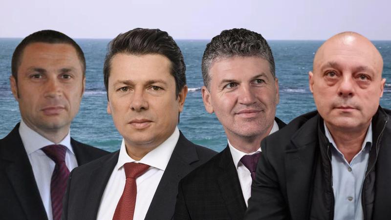Radu Cristian (Mangalia), Daniel Georgescu (Liman), Florin Chelaru (Năvodari) și Vasile Lumînare (Corbu), Foto: Colaj fanatik.ro
