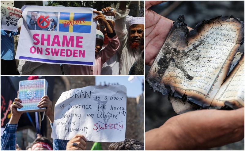 Tensiuni între Danemarca, Suedia și țările arabe din cauza arderii Coranului, Foto: Colaj fanatik.ro