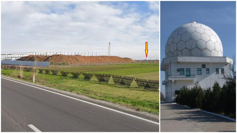 Radarul din sistemul de apărare Deveselu se află la 2000 metri de de viitorul depozit Lidl , Foto: fanatik.ro