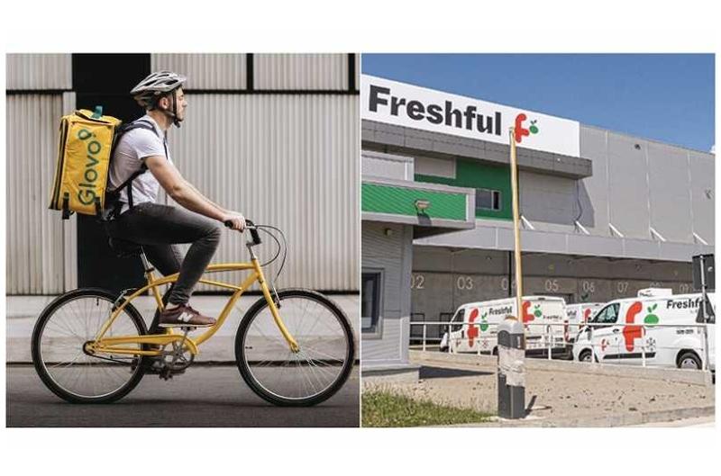 Colaj foto Glovo și Freshful by eMAG, Foto: Glovo/Freshful