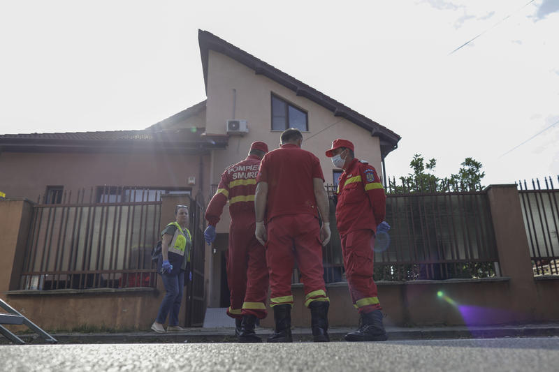 Camin de batrani din Ilfov unde oamenii erau tinuti in conditii inumane, Foto: Inquam Photos / Octav Ganea