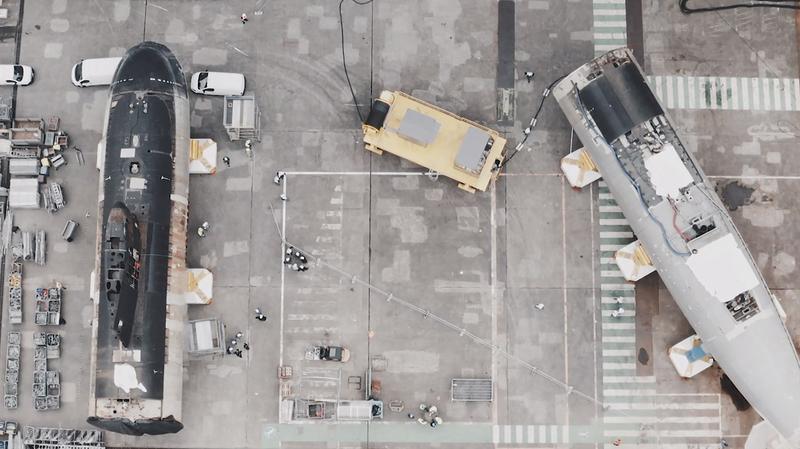 ​Submarinul nuclear de atac „Perle”, în reparații la un șantier naval din nordul Franței, Foto: AFP / AFP / Profimedia