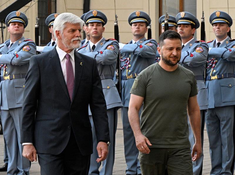 Petr Pavel si Volodimir Zelenski, Foto: Krumphanzl Michal / ČTK / Profimedia