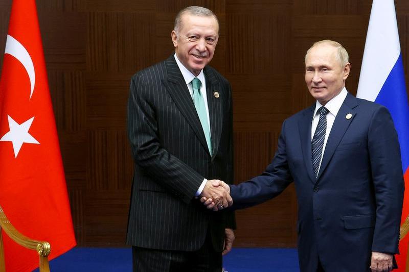 Erdogan și Putin în 2022, Foto: Vyacheslav Prokofyev / AP / Profimedia