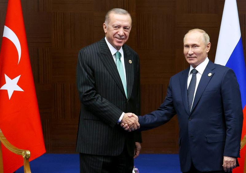 Erdogan și Putin în 2022, Foto: Vyacheslav Prokofyev / AP / Profimedia