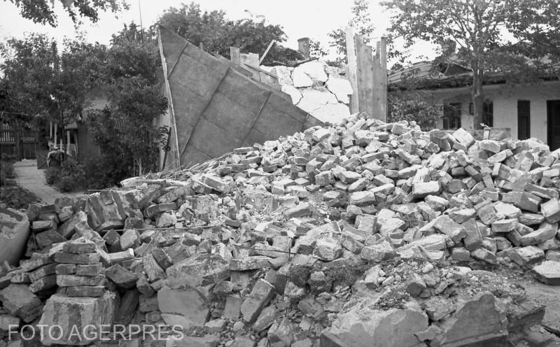 Urmările cutremurului din 10 noiembrie 1940, București, Foto: AGERPRES