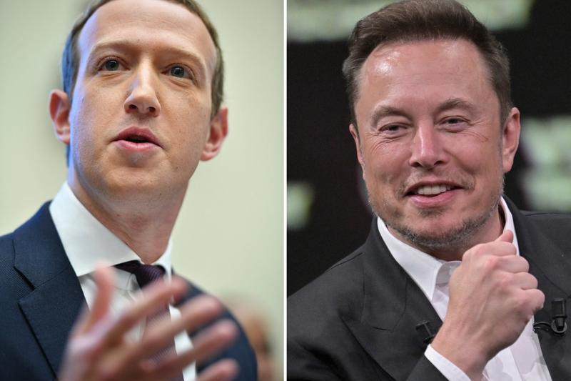 Mark Zuckerberg și Elon Musk, Foto: Mandel Ngan / AFP / Profimedia Images