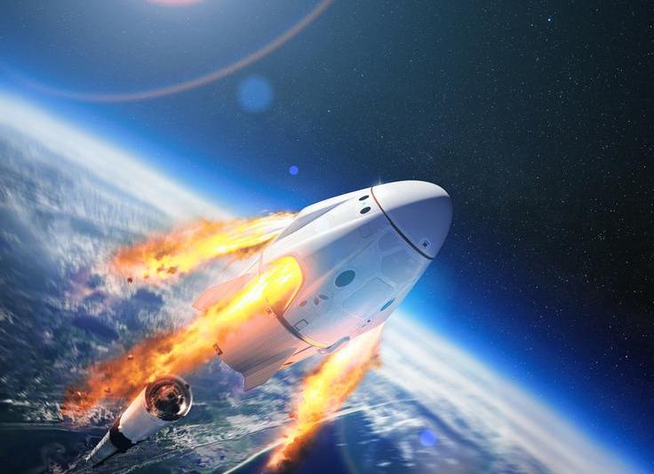 Capsula spațială Dragon, dezvoltată de compania SpaceX, Foto: Shutterstock