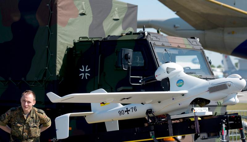 Dronă LUNA a armatei germane, Foto: Johannes EISELE / AFP / Profimedia