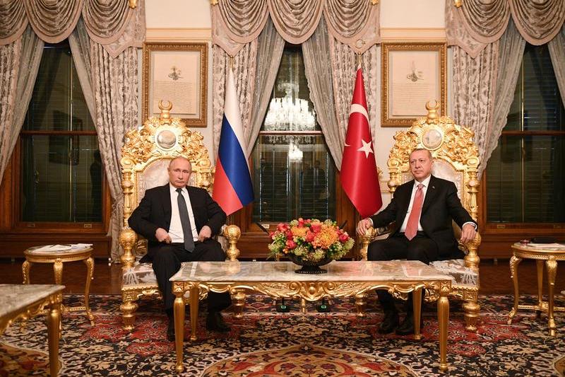 Vladimir Putin și Recep Erdogan, Foto: Ramil Sitdikov / Sputnik / Profimedia Images