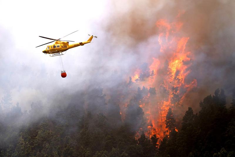 Incendiu de vegetaţie în Tenerife, Foto: Europa Press/ABACA / Abaca Press / Profimedia