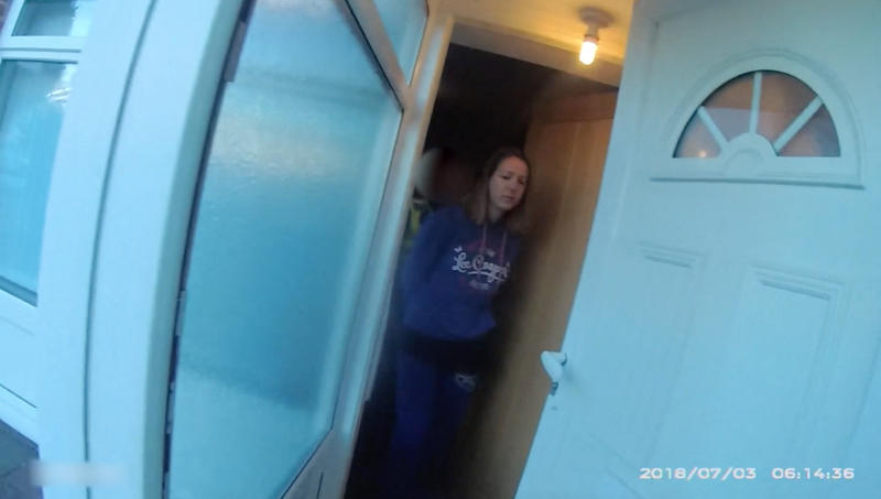 Lucy Letby, gasita vinovata de uciderea a sapte bebelusi, in momentul in care a fost arestata, Foto: Cheshire Police/MEGA / The Mega Agency / Profimedia