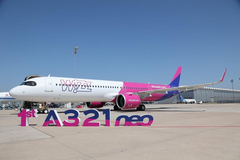 Airbus A321neo, Wizz Air, Foto: Song Rui / Xinhua News / Profimedia