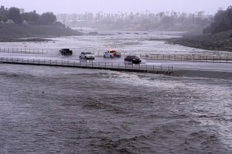 Zonă din California de Sud lovită de furtuna Hilary, Foto: Mark J. Terrill / AP / Profimedia