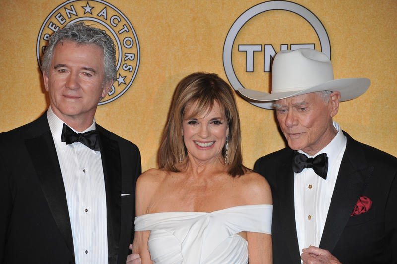 Larry Hagman, Patrick Duffy, Linda Grey din serialul Dallas, Foto: Featureflash | Dreamstime.com