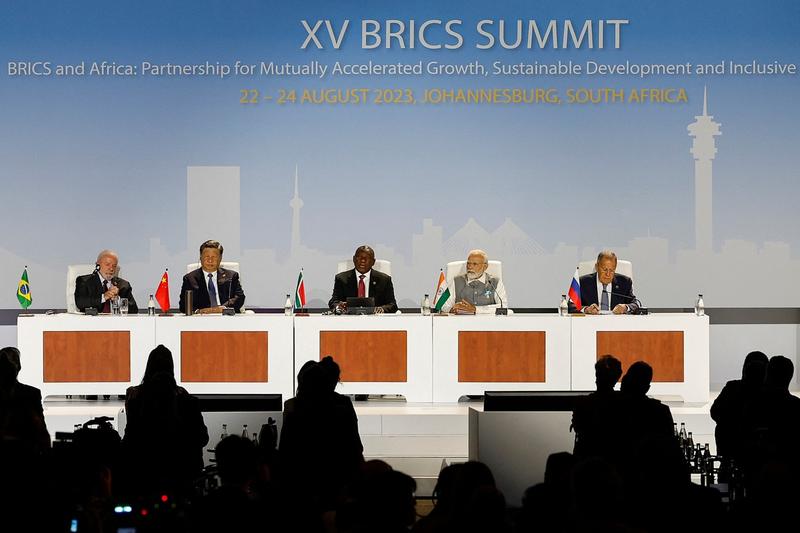 Rusia a fost reprezentata de Serghei Lavrov la summitul BRICS de anul acesta, Foto: Gianluigi Guercia / AFP / Profimedia Images