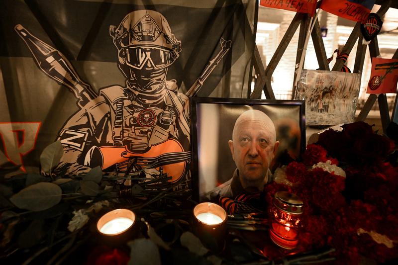 Memorial pentru Evgheni Prigojin la Moscova, Foto: Natalia KOLESNIKOVA / AFP / Profimedia