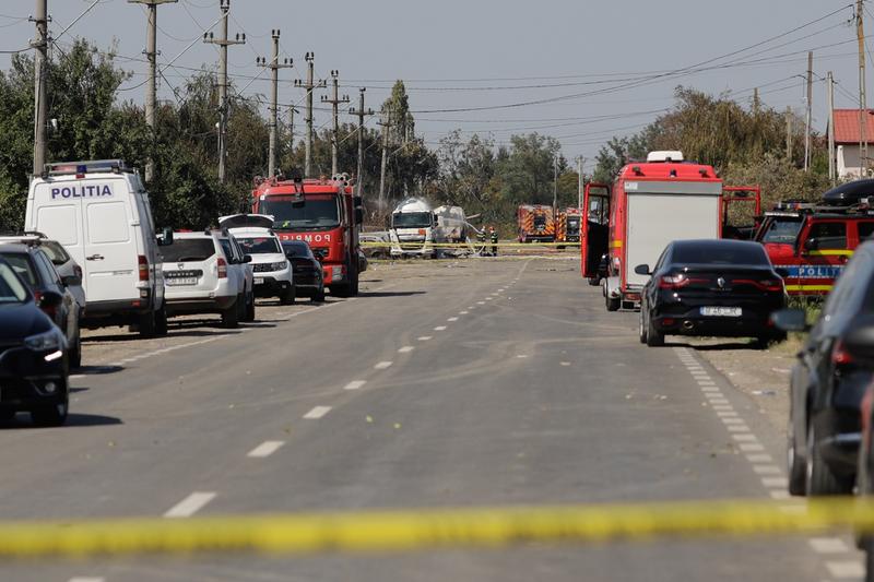 DN 1A la Crevedia, a doua zi după explozii, Foto: Inquam Photos / George Calin