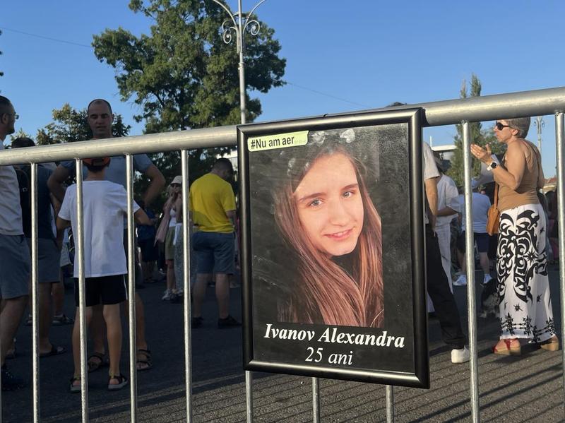 Protest „Nu am aer”, București, 27 august 2023, Foto: David Bularca/ HotNews.ro
