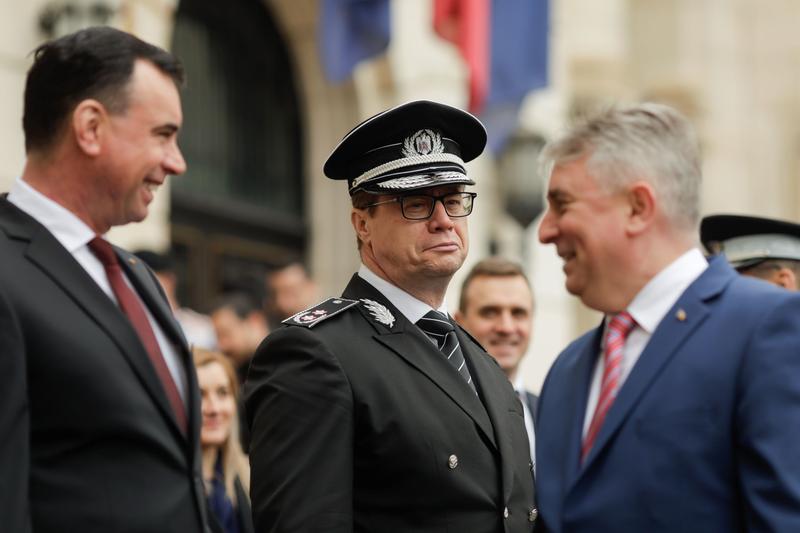 Benone Matei, Bogdan Despescu și Lucian Bode, Foto: Inquam Photos / George Calin