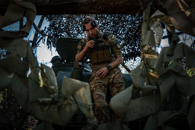 Soldat ucrainean pe frontul din Bahmut, Foto: AA/ABACA / Abaca Press / Profimedia