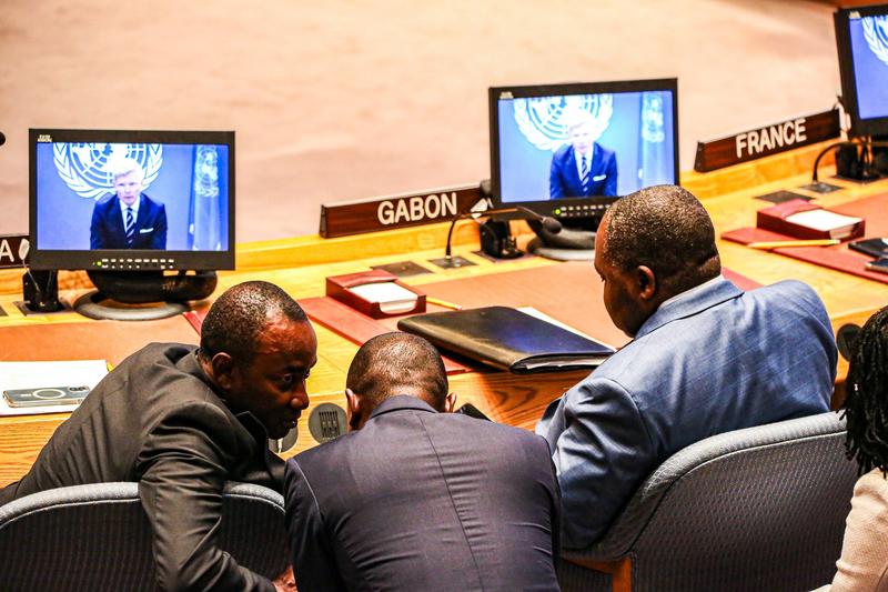 Diplomati din Gabon si Ghana la ONU, Foto: Bianca Otero / Zuma Press / Profimedia Images