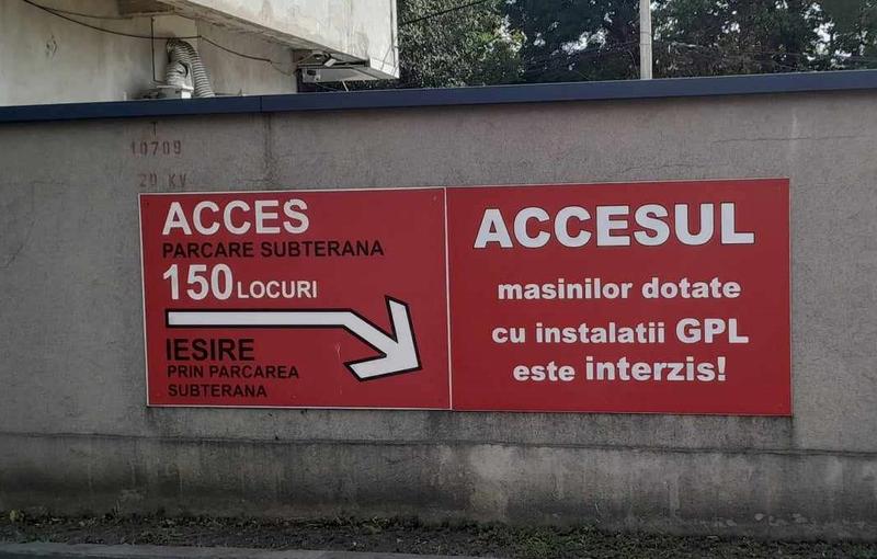 Parcare cu interdictie pentru GPL, Foto: HotNews / DP