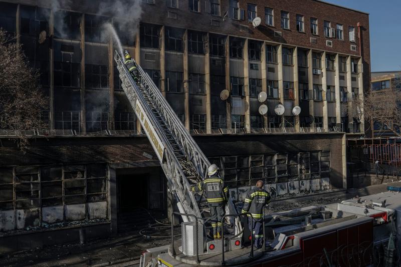 Incendiu în Johannesburg, Foto: Michele Spatari / AFP / Profimedia