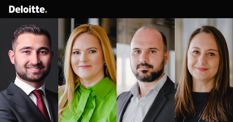Alexandru Stancu, Ana Serban, Florian Sima, Raluca Burciu, Foto: Deloitte Romania