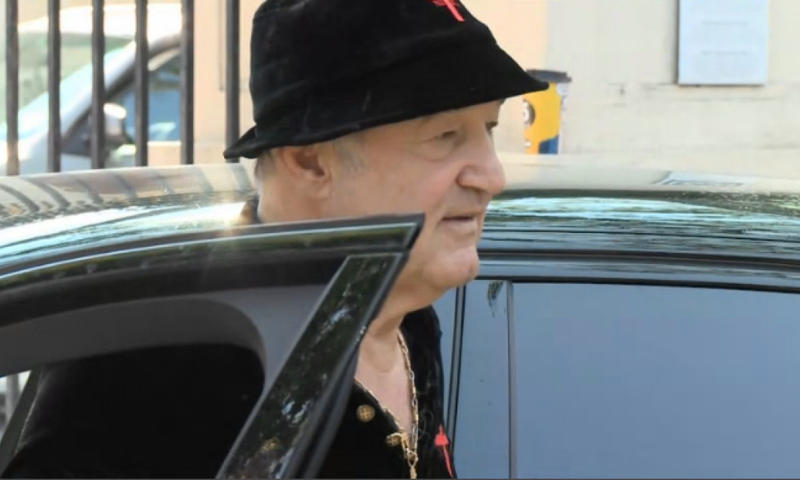 Gigi Becali si noua sa masina, Foto: Captura video DigiSport