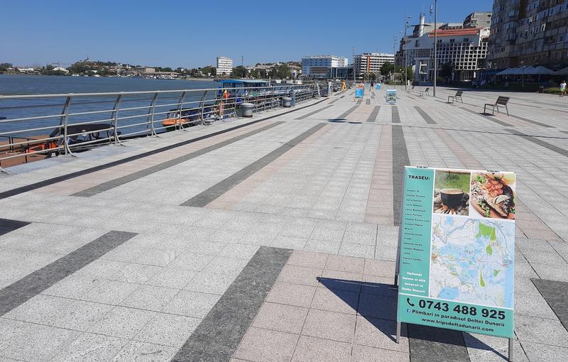 Faleza Tulcea, excursii Delta Dunării, Foto: Gabriel Bejan / Hotnews